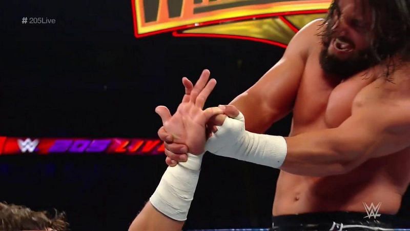 Tony Nese nearly broke Noam Dar's fingers tonight